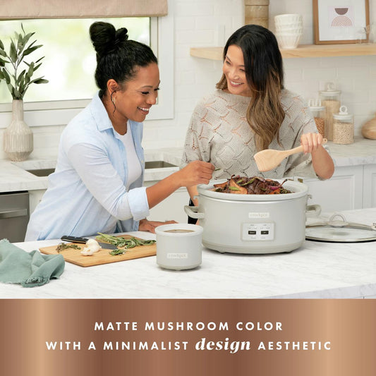 Crock-Pot 7-Quart Cook & Carry Slow Cooker, Mushroom | Item Details | Product Features