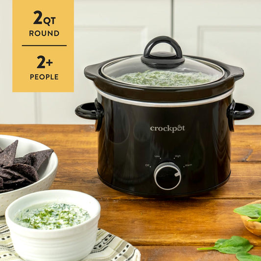 Crock-Pot 2-Quart Classic Slow Cooker, Small Slow Cooker, Black — Product Details — Item Information