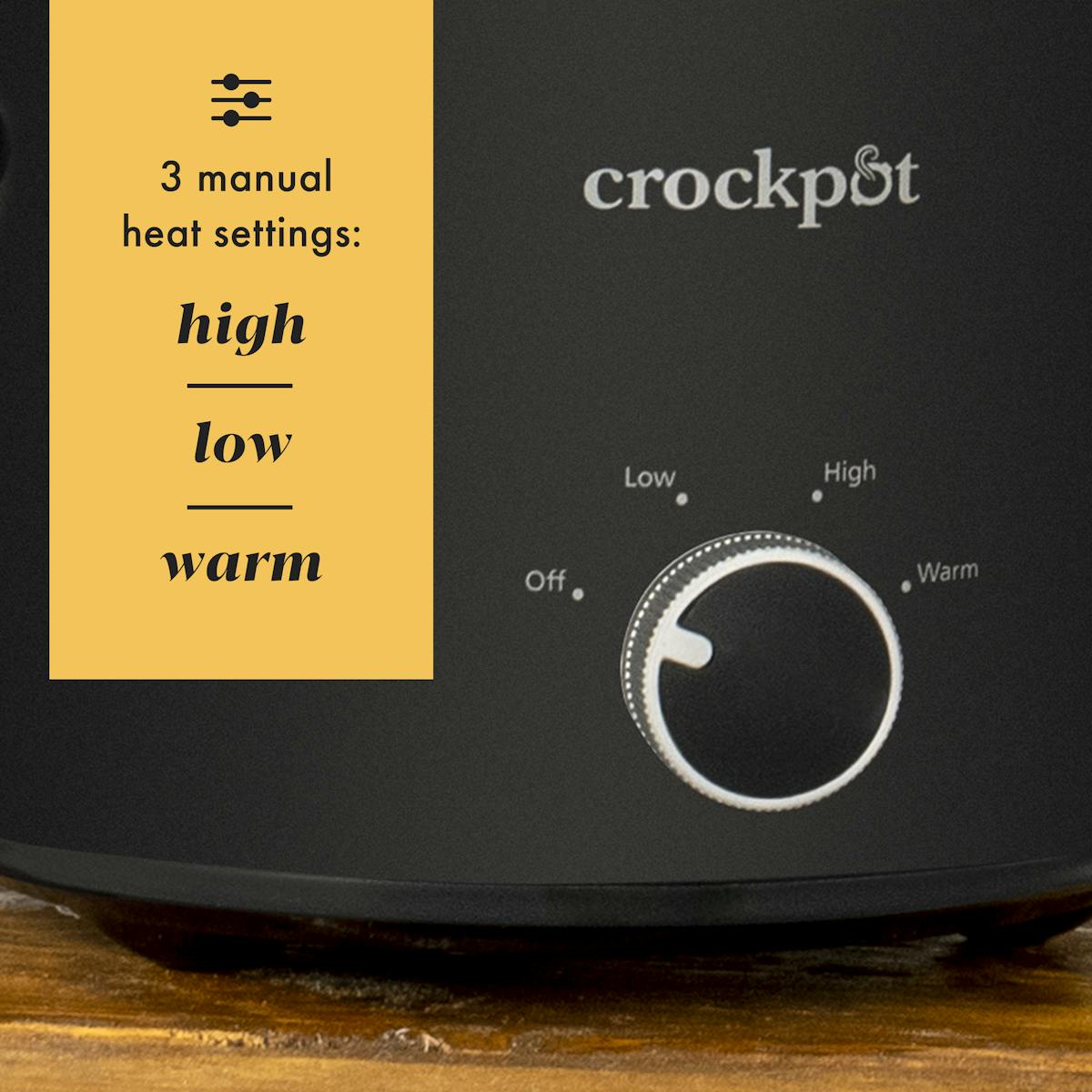 Crock-Pot 2-Quart Classic Slow Cooker, Small Slow Cooker, Black — Product Details — Item Information