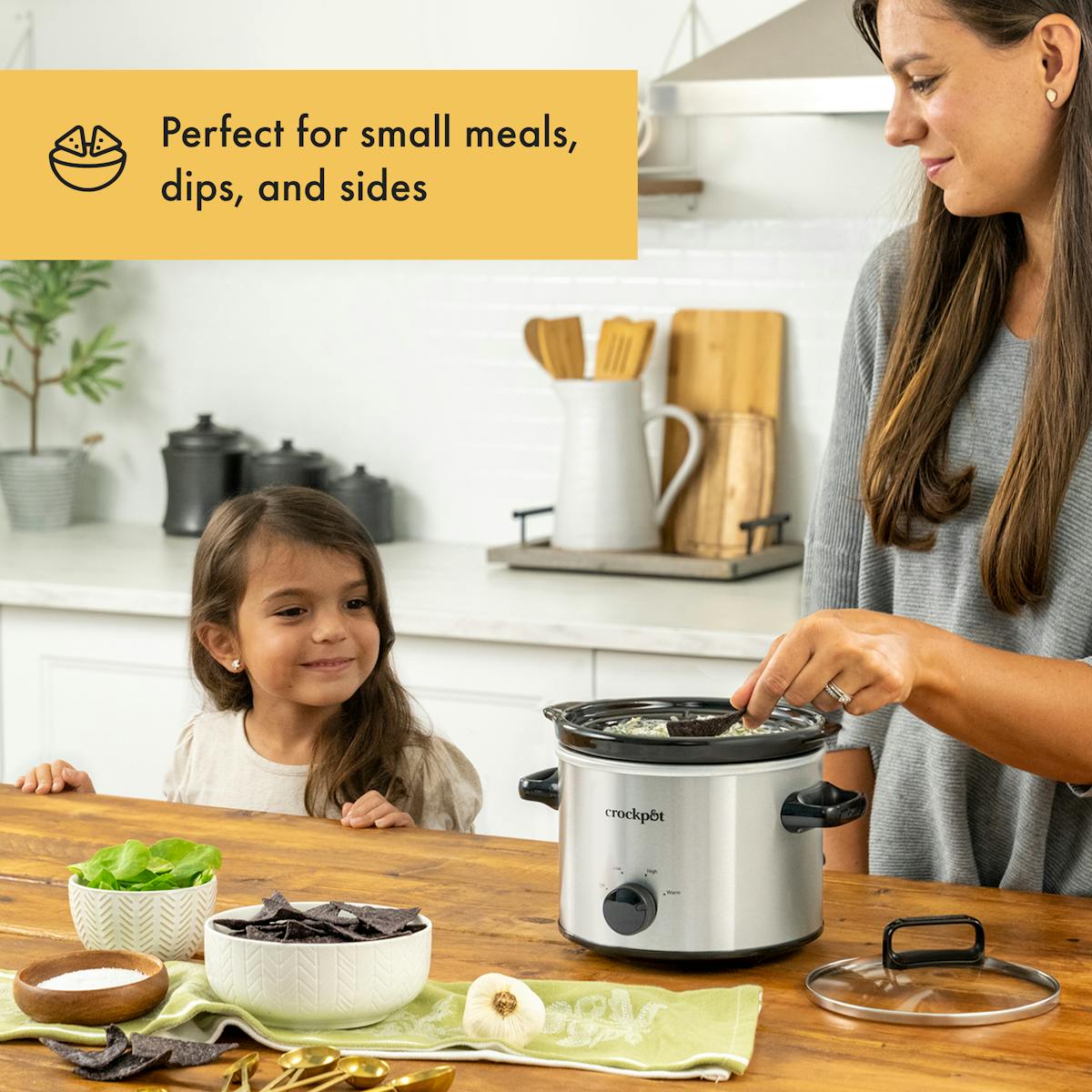 Crock-Pot 2-Quart Classic Slow Cooker, Small Slow Cooker, Stainless Steel | Product Overview | Item Overview