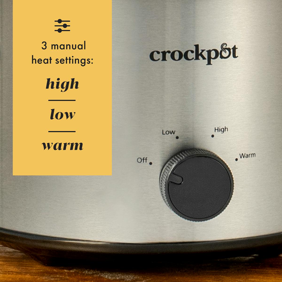 Crock-Pot 2-Quart Classic Slow Cooker, Small Slow Cooker, Stainless Steel | Product Overview — Item Information