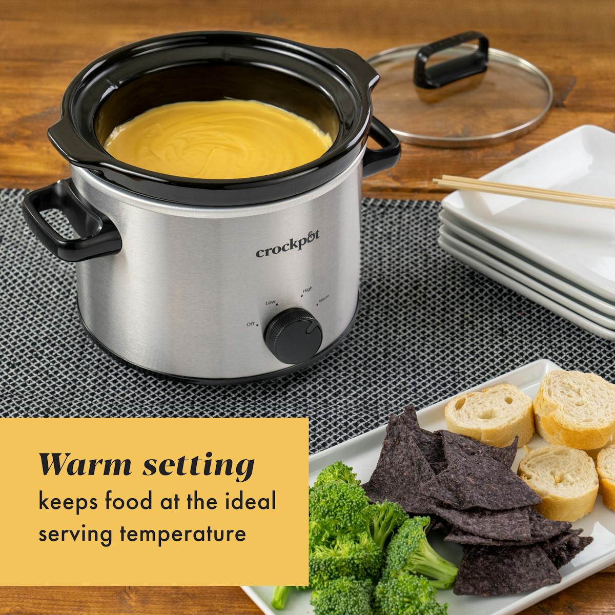 Crock-Pot 2-Quart Classic Slow Cooker, Small Slow Cooker, Stainless Steel | Product Overview — Item Information
