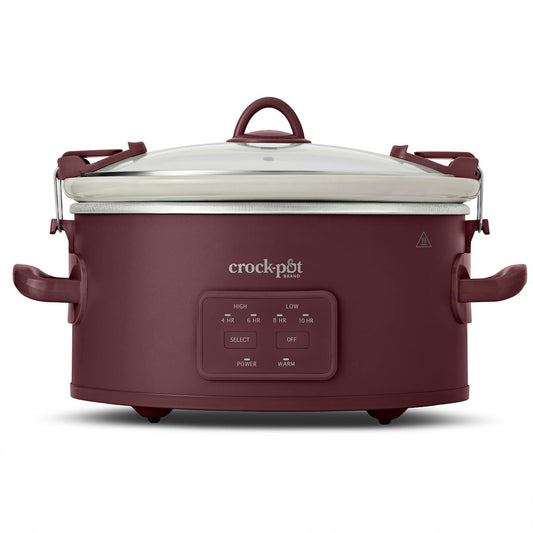 Crock-Pot 6 Qt. Cook & Carry Programmable Slow Cooker, Lambrusco — Product Information | Item Overview