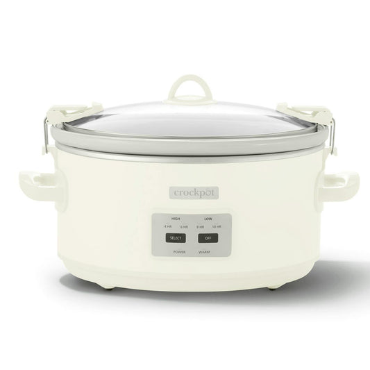 Crock-Pot 7 Qt. Cook & Carry Programmable Slow Cooker with Carry Bag, Oat Milk Cream — Product Information — Product Details