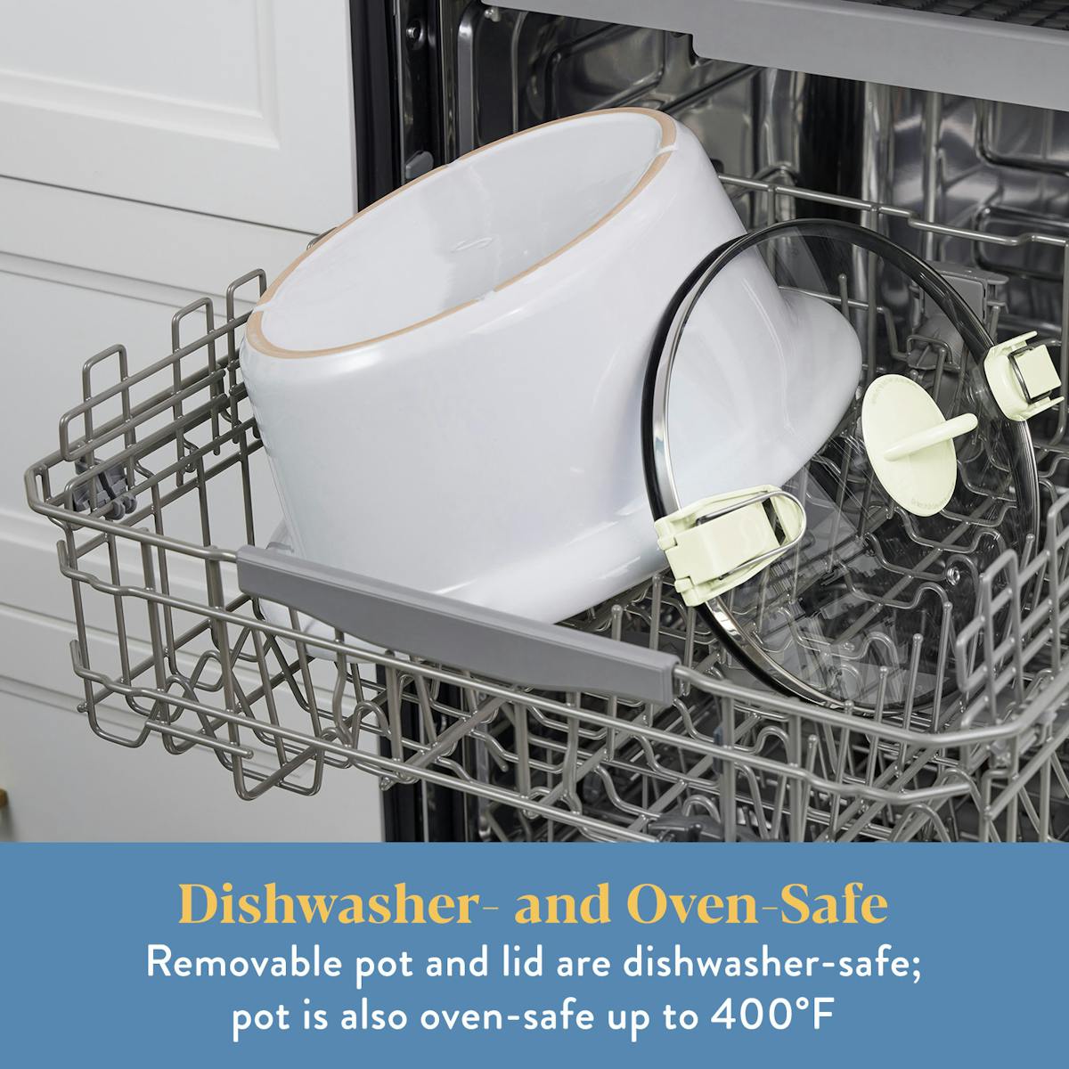 Crock-Pot 7 Qt. Cook & Carry Programmable Slow Cooker with Carry Bag, Oat Milk Cream — Product Information | Item Overview
