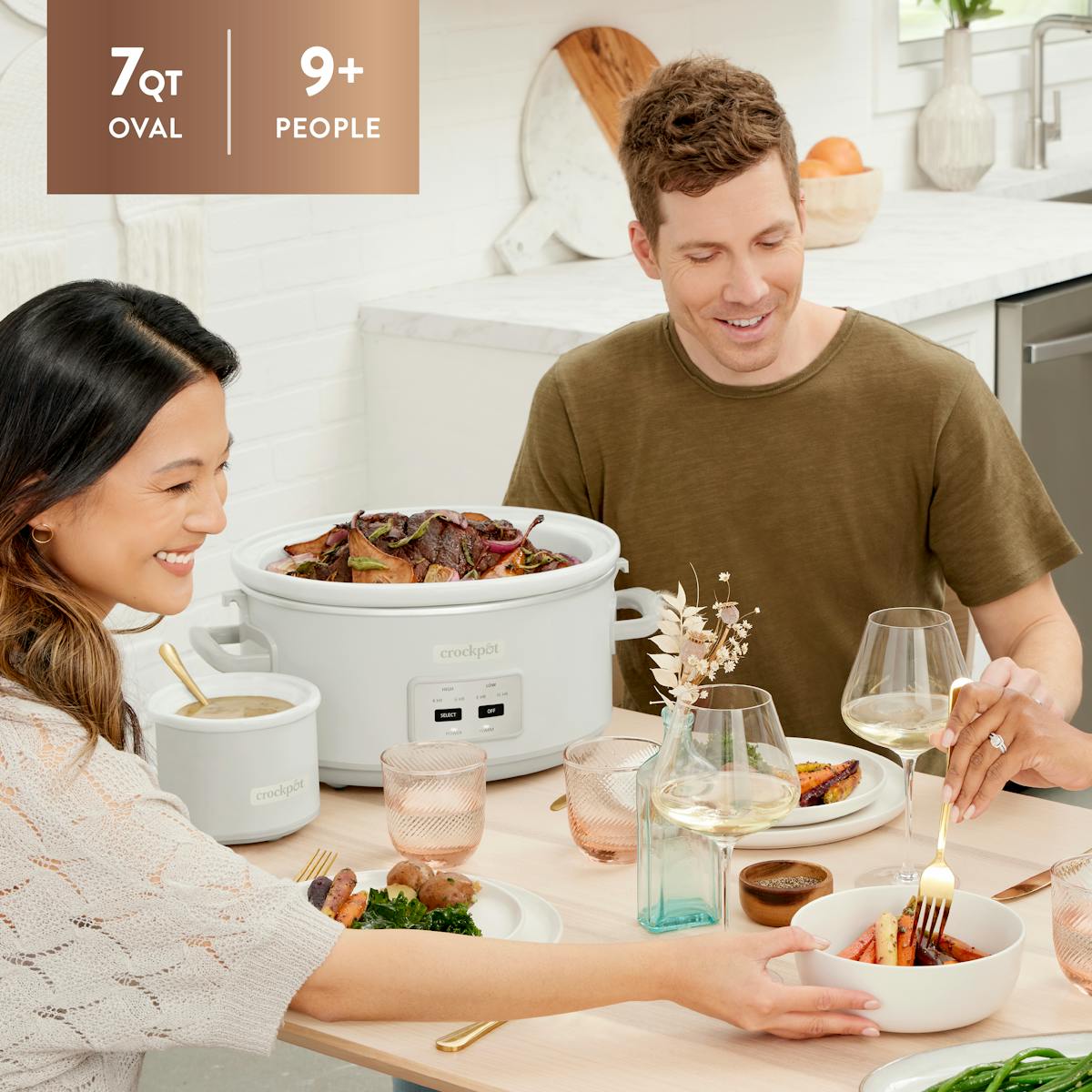 Crock-Pot 7-Quart Cook & Carry Slow Cooker, Mushroom | Item Details | Product Features