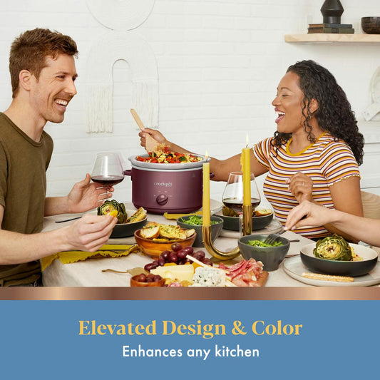 Crock-Pot Design Series 4.5 Qt. Manual Slow Cooker, Lambrusco — Product Information — Product Information