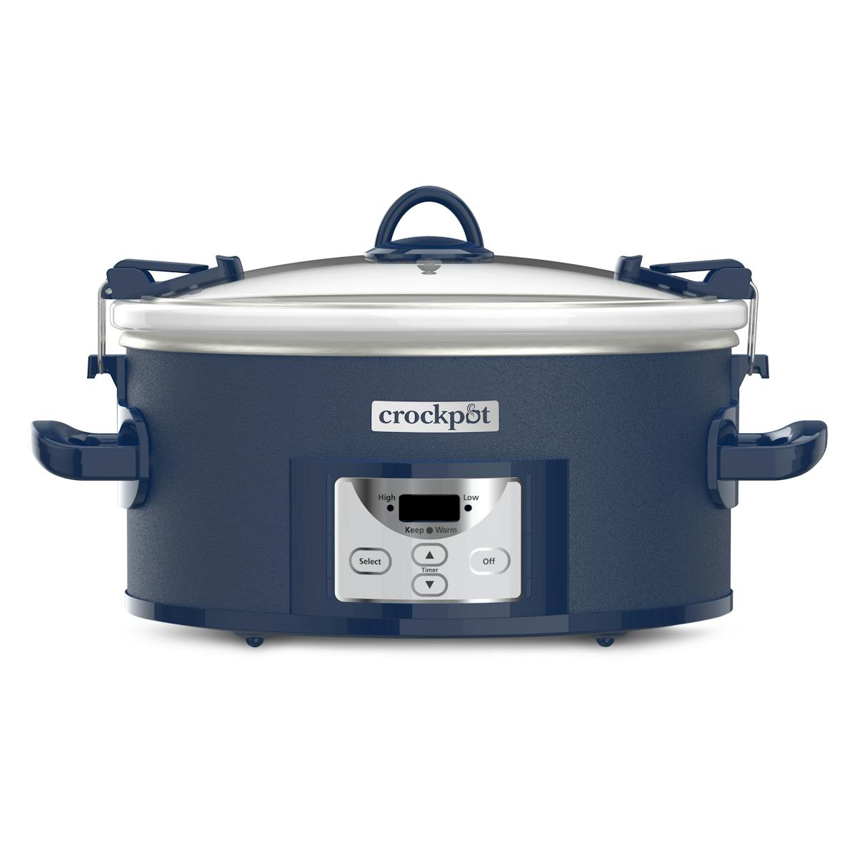 Crock-Pot Design Series 7-Quart Cook & Carry Slow Cooker, Poseidon | Programmable Slow Cooker with Locking Lid — Product Details | Product Guide