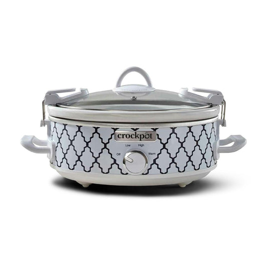 Crock-Pot Manual 2.5-Quart Casserole Crock Slow Cooker, White & Blue | Product Overview — Product Details