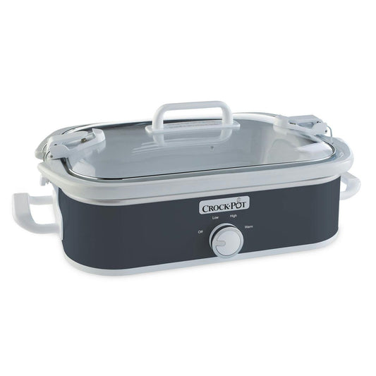 Crock-Pot Manual 3.5-Quart Casserole Crock Slow Cooker, Charcoal | Item Details — Item Information