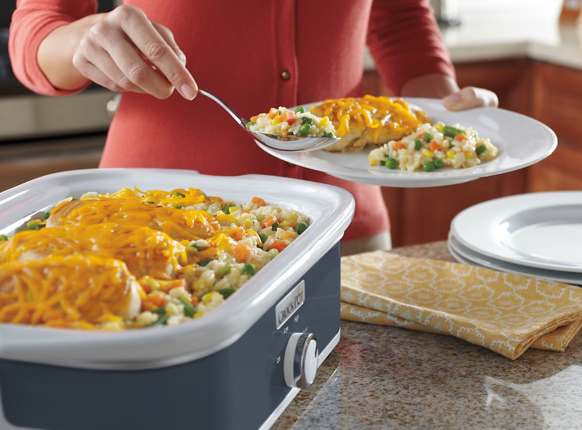 Crock-Pot Manual 3.5-Quart Casserole Crock Slow Cooker, Charcoal | Item Details — Item Information