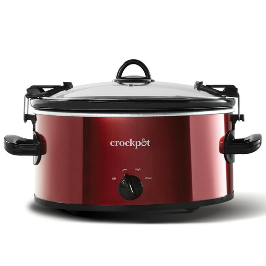 Crock-Pot Manual 6-Quart Cook & Carry Slow Cooker, Red | Item Details — Product Information