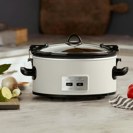 Crock-Pot Manual 6-Quart Cook & Carry Slow Cooker, Silver | Item Details | Product Features