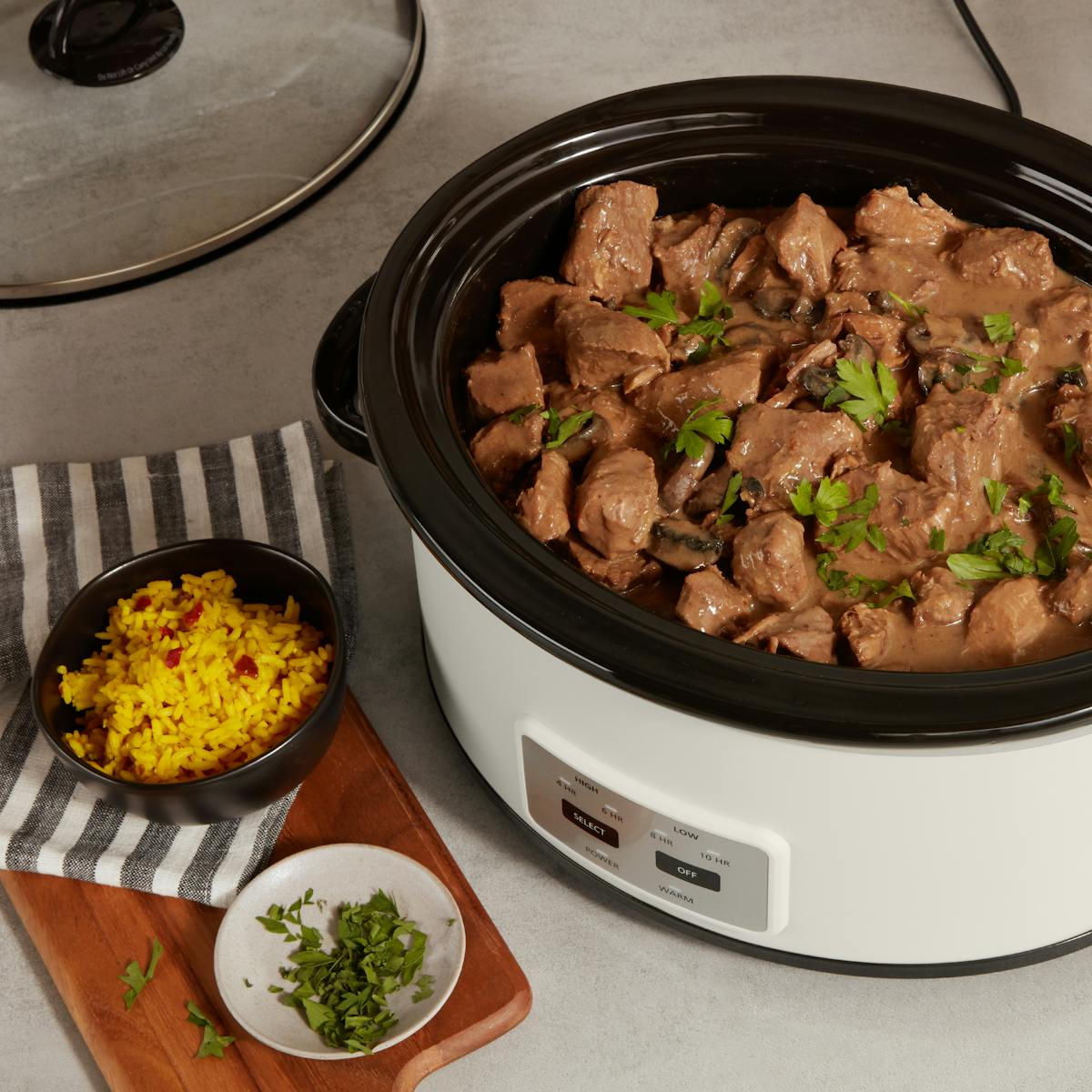 Crock-Pot Manual 6-Quart Cook & Carry Slow Cooker, Silver | Item Details | Product Features