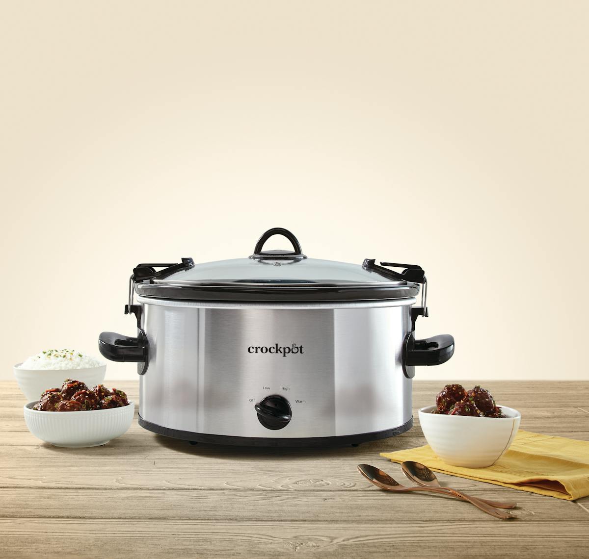 Crock-Pot Manual 6-Quart Cook & Carry Slow Cooker, Silver | Item Details | Product Features