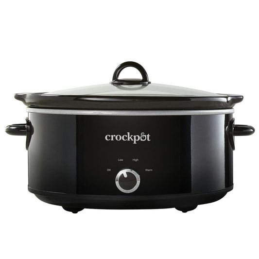 Crock-Pot Manual 7-Quart Slow Cooker, Black | Item Details | Detailed Overview