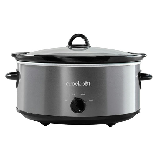 Crock-Pot Manual 7-Quart Slow Cooker, Charcoal — Product Information | Product Features