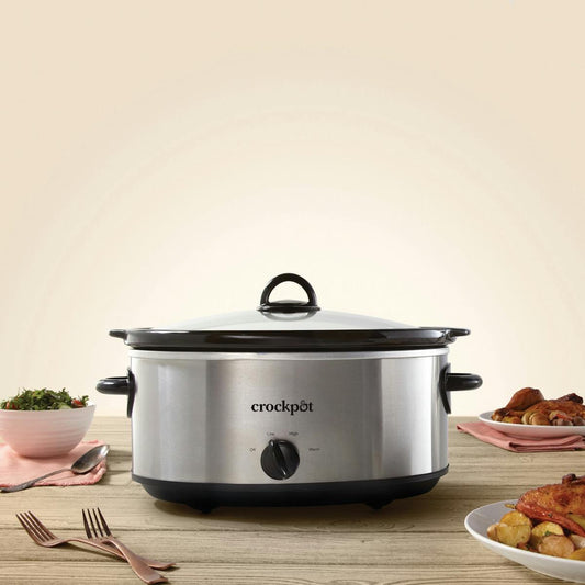 Crock-Pot Manual 7-Quart Slow Cooker, Stainless Steel — Product Information | Detailed Overview