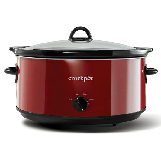 Crock-Pot Manual 8-Quart Slow Cooker, Red Polished — Product Details — Details and Specifications