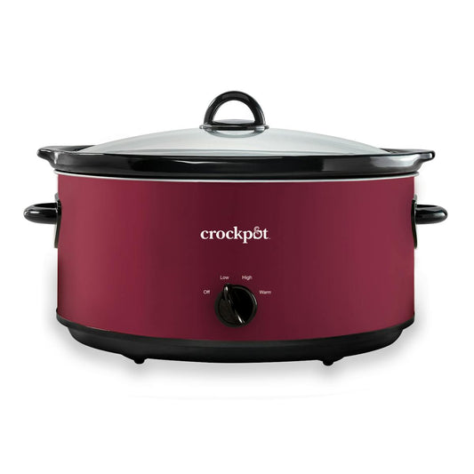 Crock-Pot Manual 8-Quart Slow Cooker, Rhubarb — Product Details — Item Information