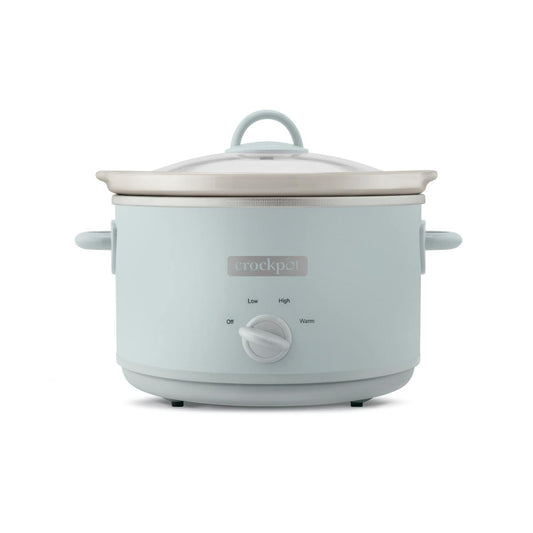Crock-Pot Manual Design Series 4.5 Quart Slow Cooker, Macaroon Blue | Product Overview | Item Details