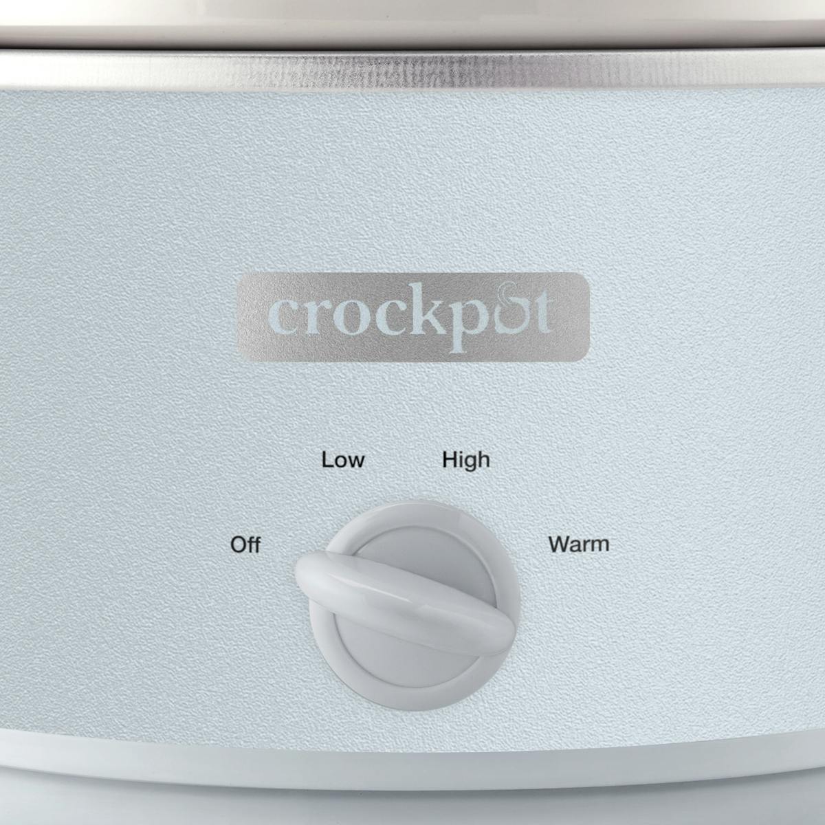Crock-Pot Manual Design Series 4.5 Quart Slow Cooker, Macaroon Blue | Product Overview | Item Details