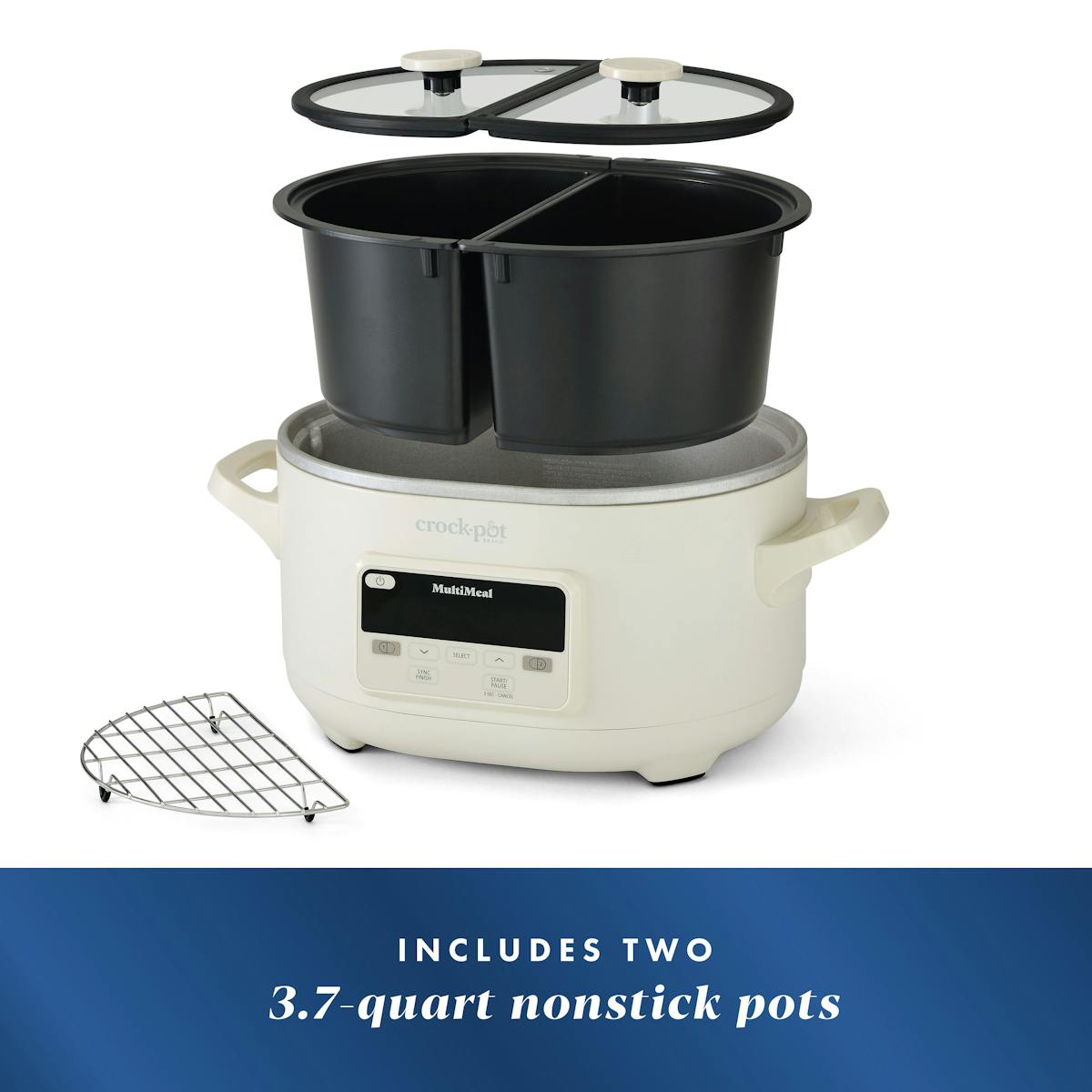 Crock-Pot MultiMeal Multicooker and Programmable Slow Cooker with Bake Function, Oat Milk — Product Information | Item Overview