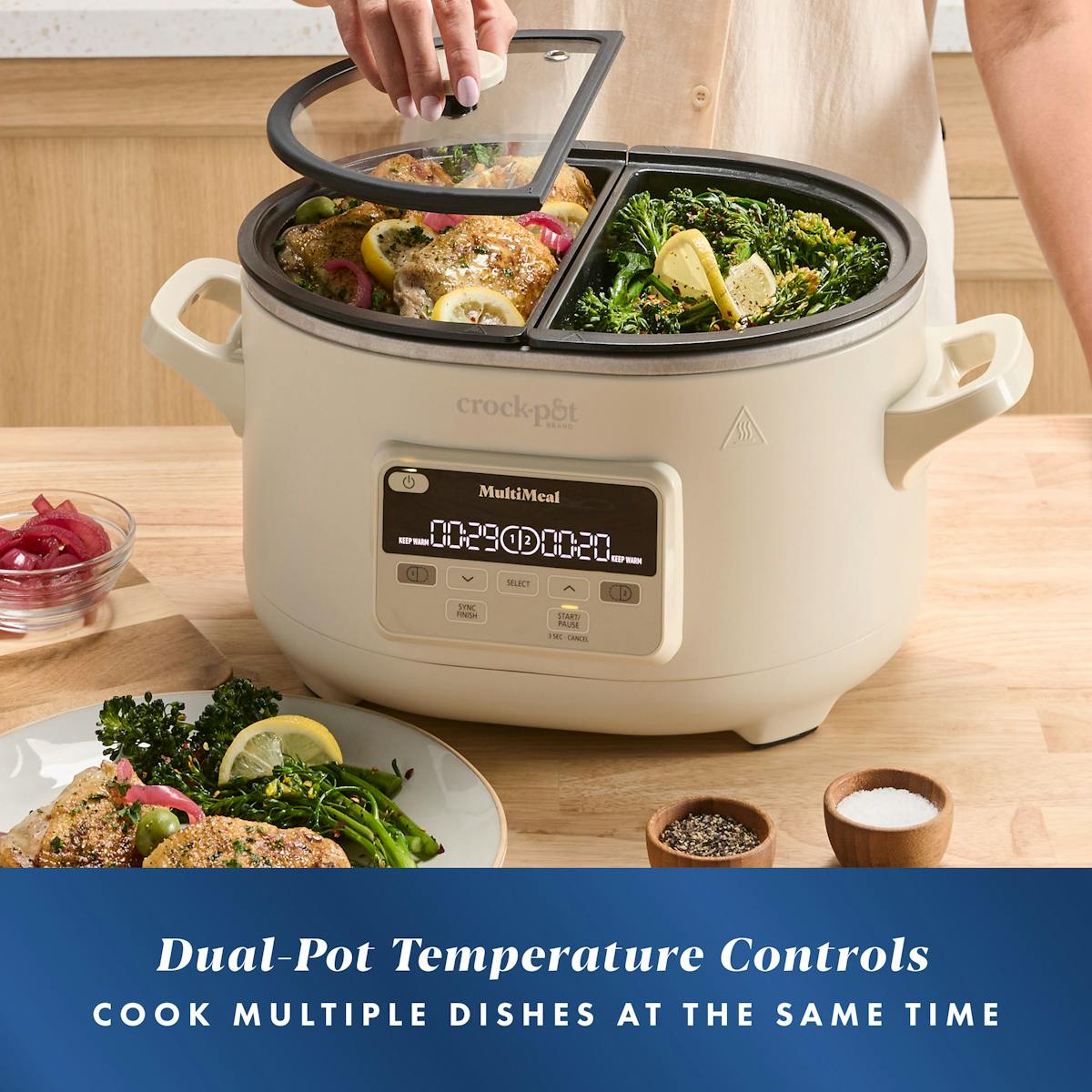 Crock-Pot MultiMeal Multicooker and Programmable Slow Cooker with Bake Function, Oat Milk — Product Information | Item Overview