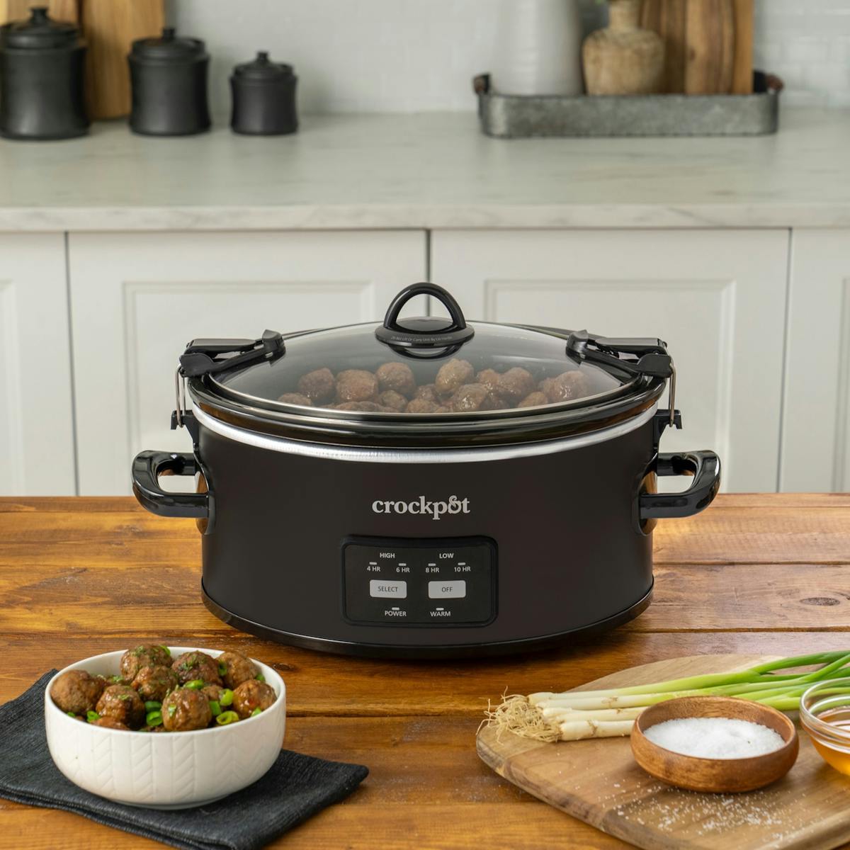 Crock-Pot One-Touch Control 6-Quart Cook & Carry Slow Cooker, Matte Black — Product Information — Item Information