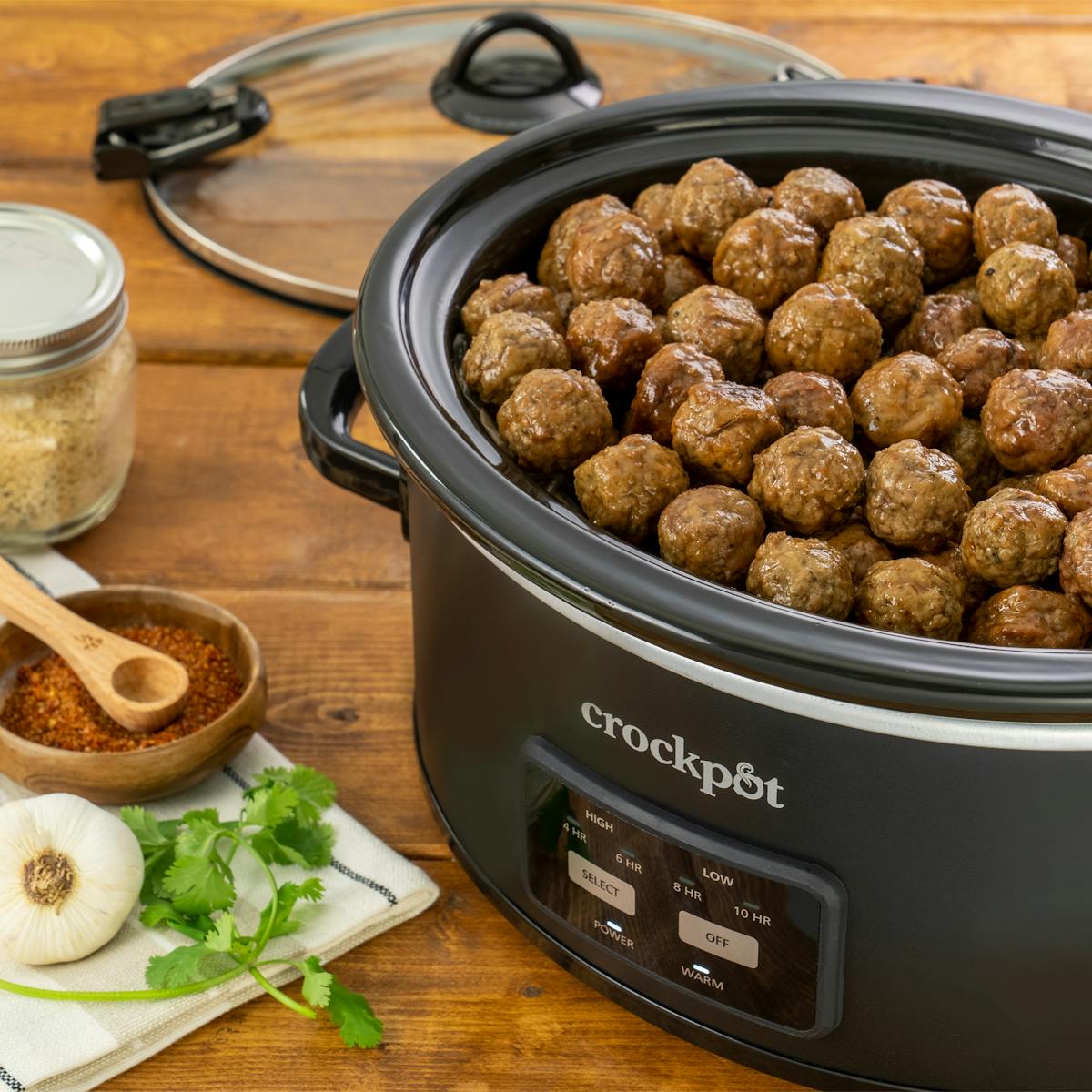 Crock-Pot One-Touch Control 6-Quart Cook & Carry Slow Cooker, Matte Black — Product Information — Item Information