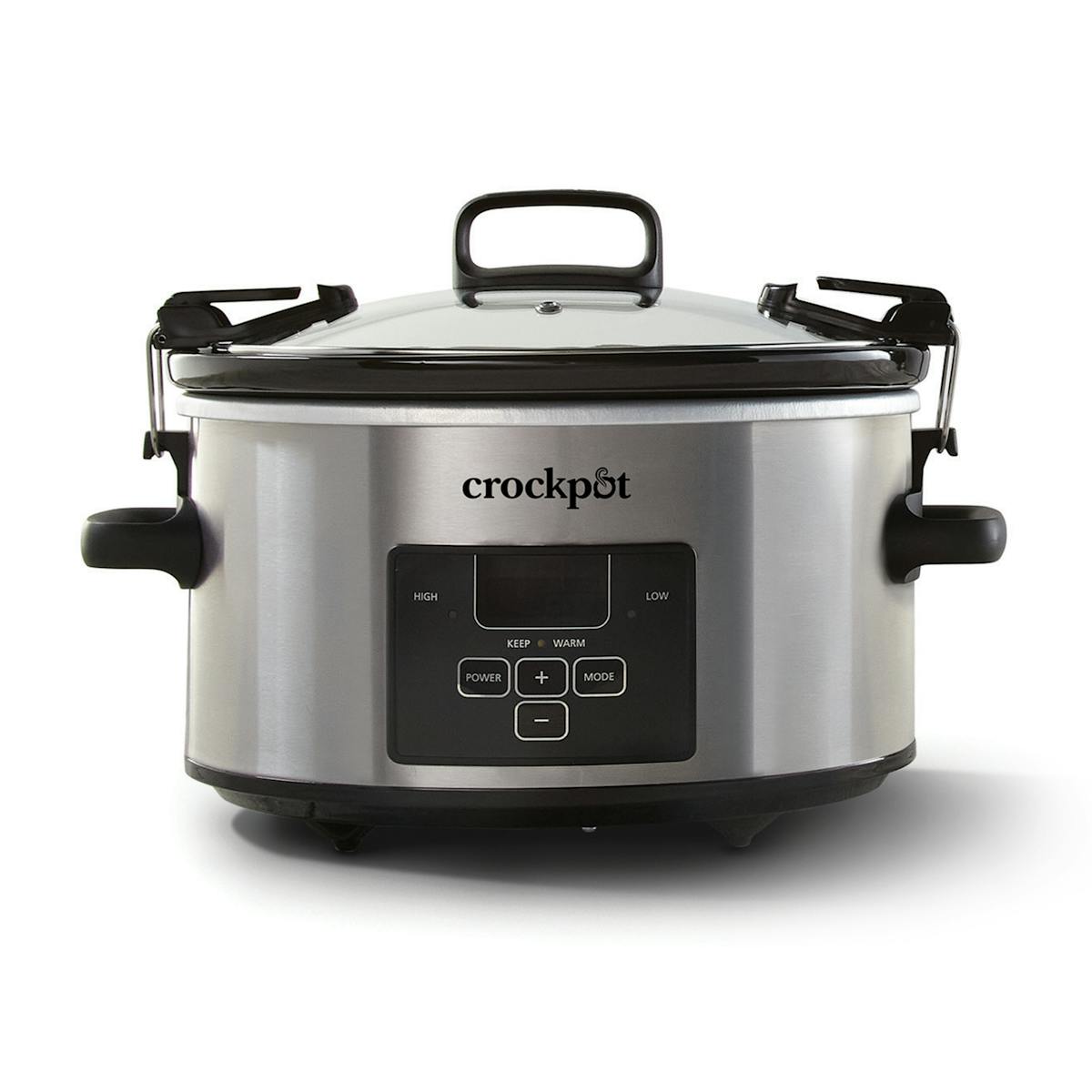 Crock-Pot Programmable 4-Quart Cook & Carry Slow Cooker, Stainless Steel — Product Details — Product Facts