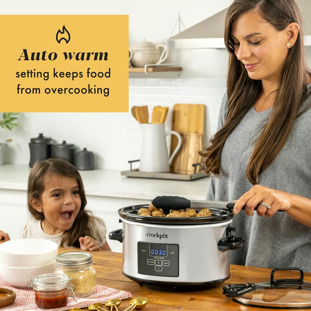 Crock-Pot Programmable 4-Quart Cook & Carry Slow Cooker, Stainless Steel — Product Details — Product Facts