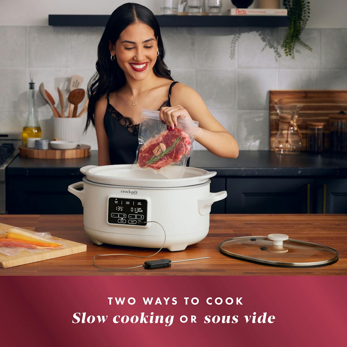 Crock-Pot Programmable 6-Quart Slow Cooker with Sous Vide, Oat Milk — Product Details — Product Details