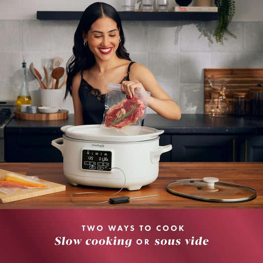 Crock-Pot Programmable 6-Quart Slow Cooker with Sous Vide, Oat Milk — Product Details — Product Details