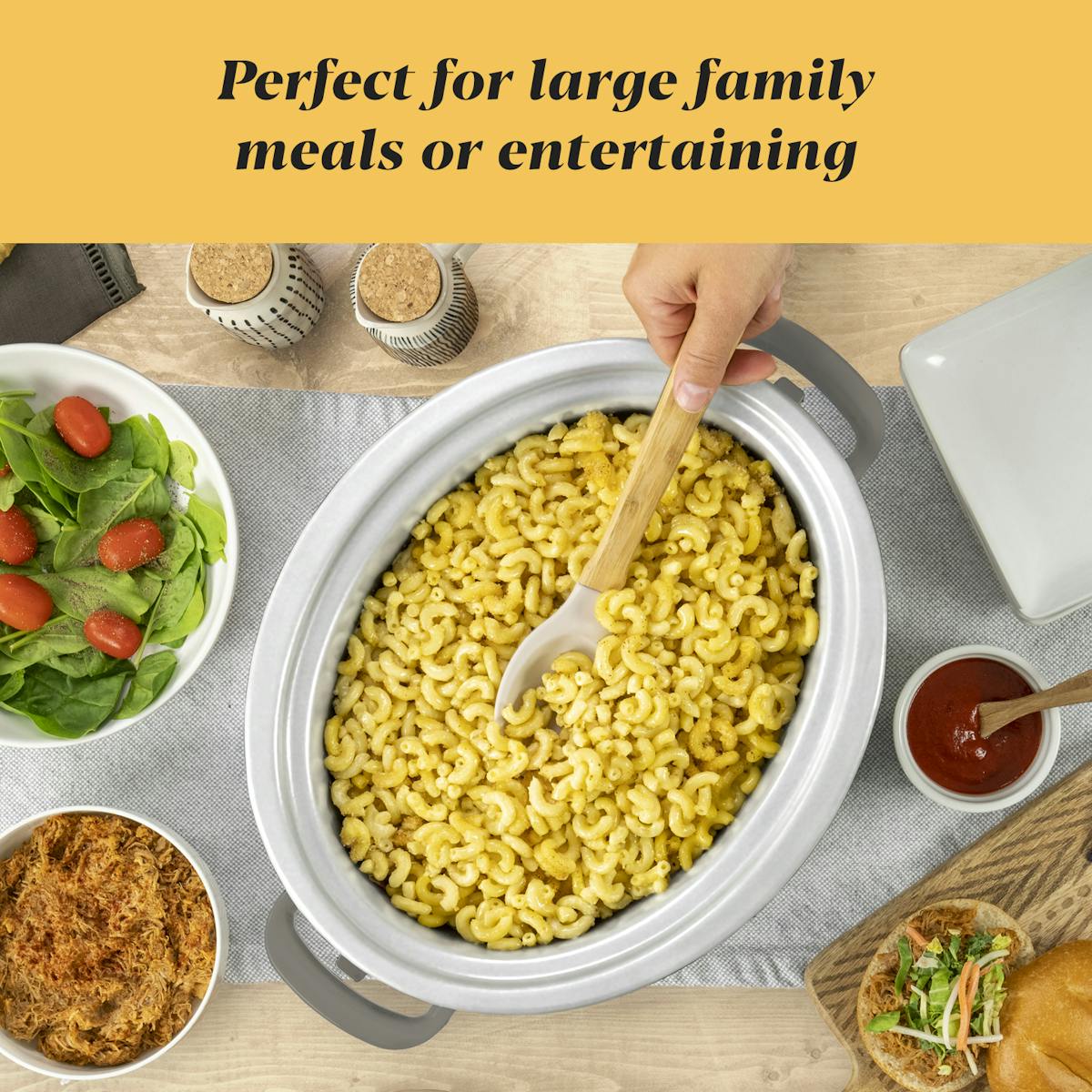 Crock-Pot Programmable 7-Quart Cook and Carry Slow Cooker, Grey — Product Information — Product Information