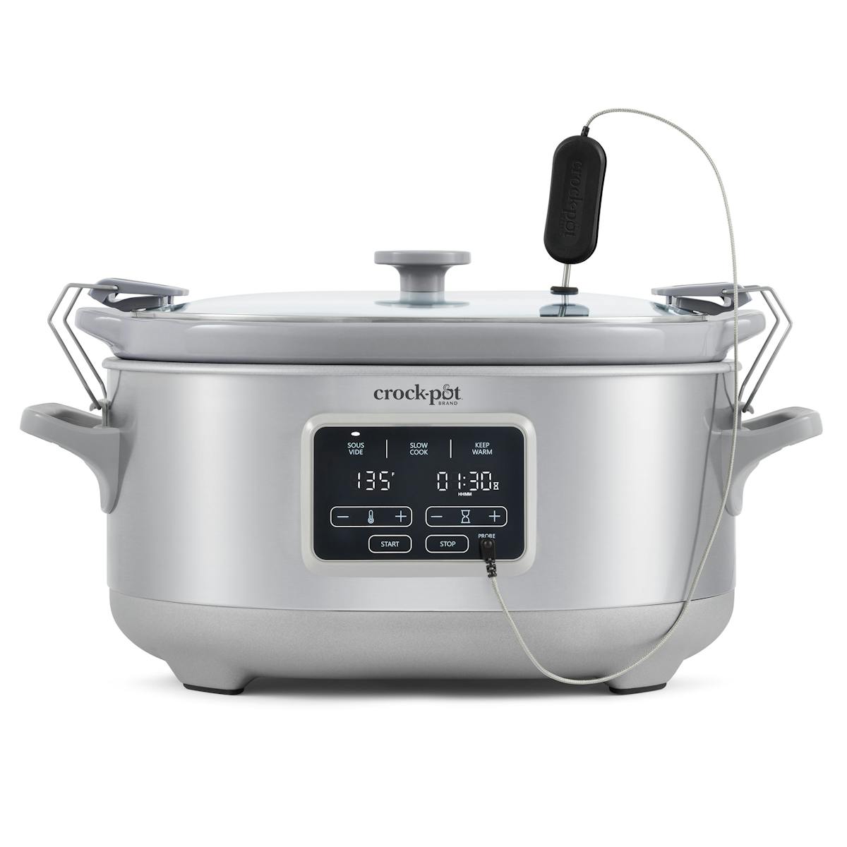 Crock-Pot Programmable 7-Quart Cook & Carry Slow Cooker with Sous Vide, Stainless Steel — Product Details — Details and Specifications