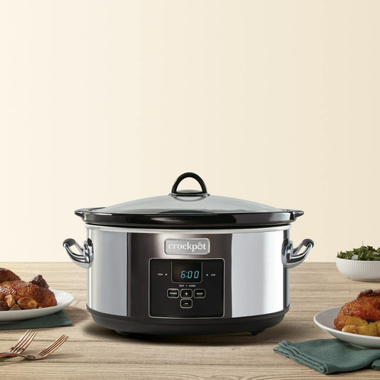 Crock-Pot Programmable 7-Quart Slow Cooker, Platinum | Item Details | Detailed Overview