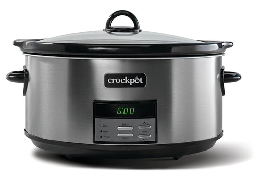 Crock-Pot Programmable 8-Quart Slow Cooker, Black Stainless Collection — Product Details | Detailed Overview