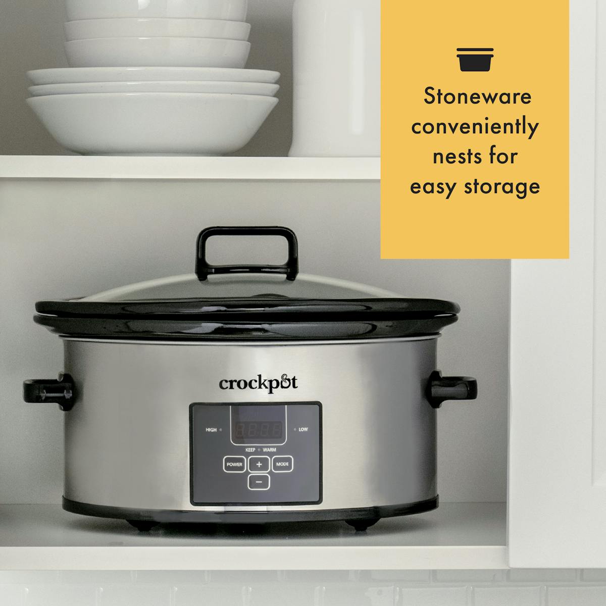 Crock-Pot Programmable Choose-a-Crock Slow Cooker, Stainless Steel — Product Information — Item Information