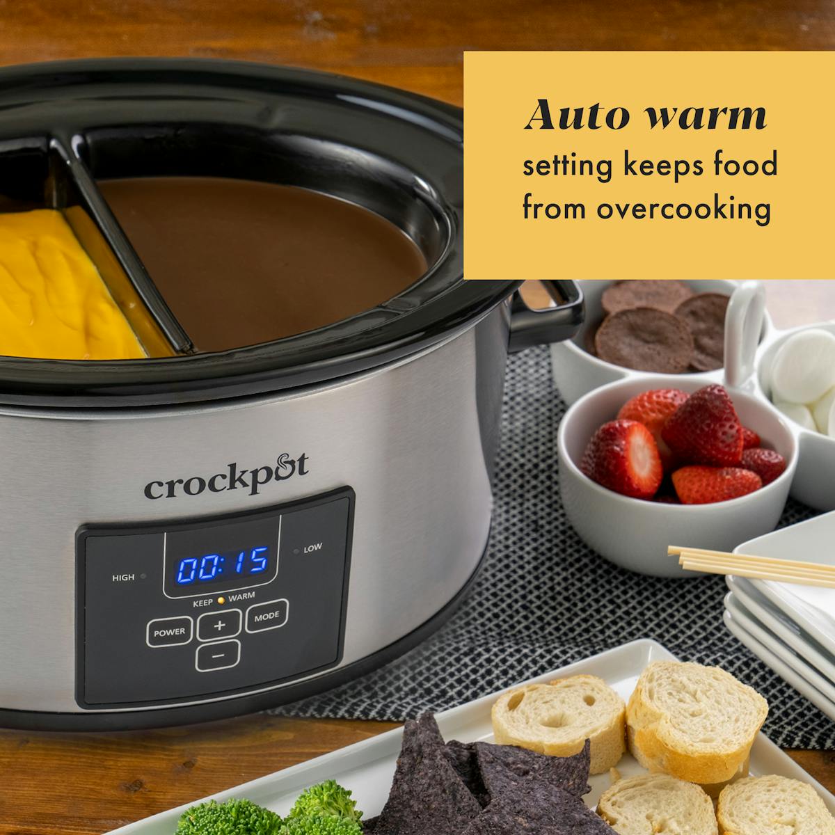 Crock-Pot Programmable Choose-a-Crock Slow Cooker, Stainless Steel — Product Information — Item Information