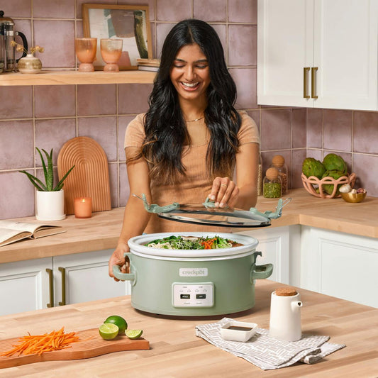 Crock-Pot Programmable Design Series 6-Quart Cook & Carry Slow Cooker, Moonshine — Product Information | Product Guide
