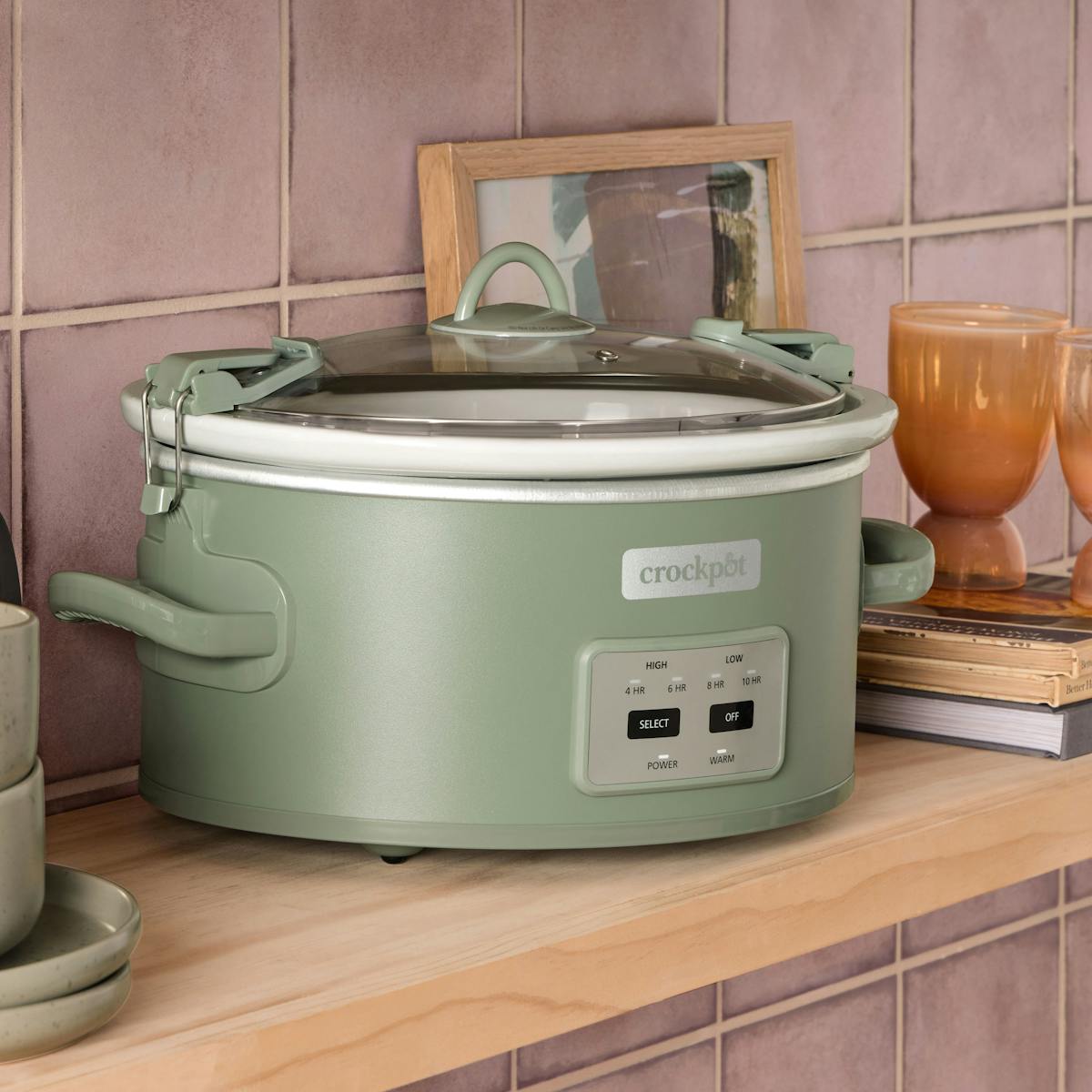 Crock-Pot Programmable Design Series 6-Quart Cook & Carry Slow Cooker, Moonshine — Product Information | Product Guide